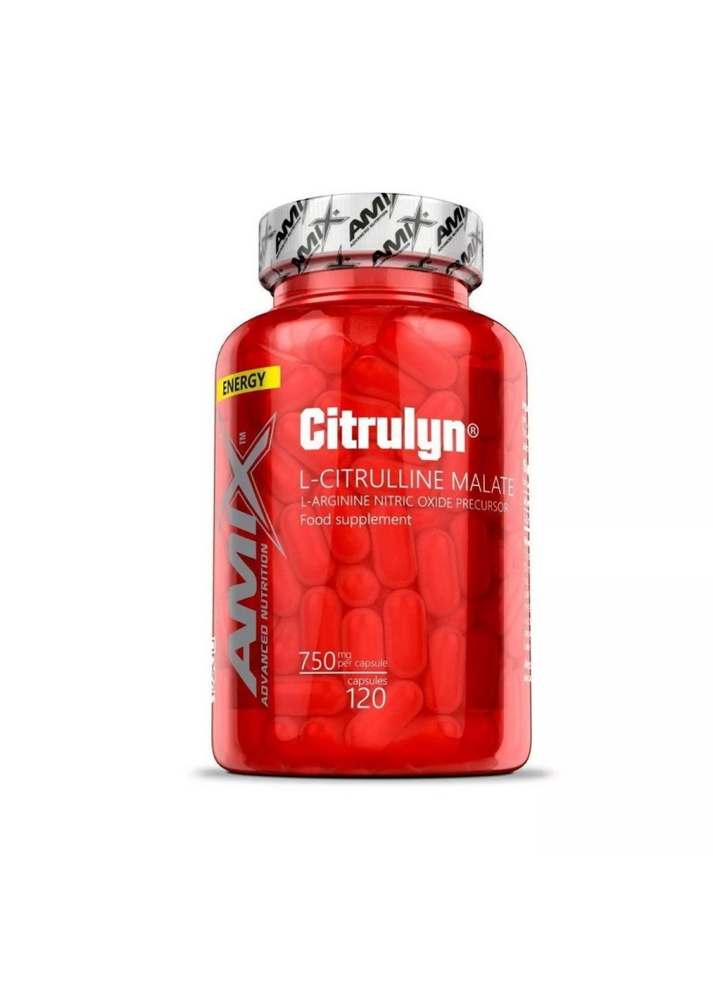 Амінокислота Nutrition CitruLyn 750 mg, 120 капсул Amix Nutrition (293477657)