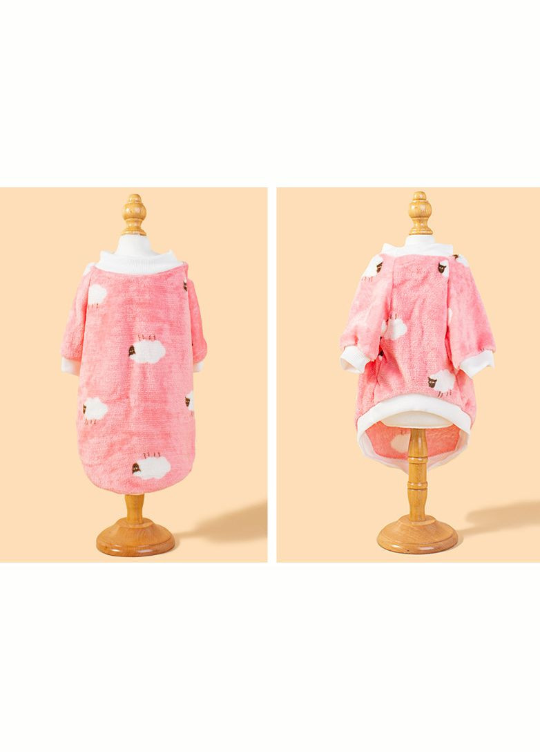 Махрова кофта для котів Pet Style "Баранчик" Рожевий XS No Brand - (323232241)