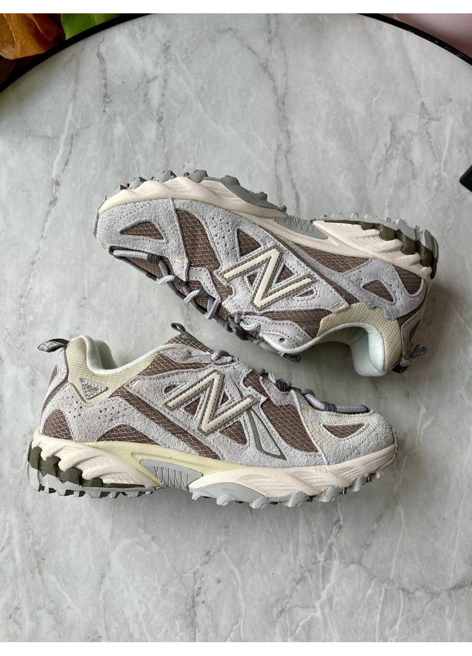 Кроссовки New Balance 610 Brighton Grey Mushroom ML610TE Нью Беланс 610 No Brand светло-коричневые демисезоны (366196234)
