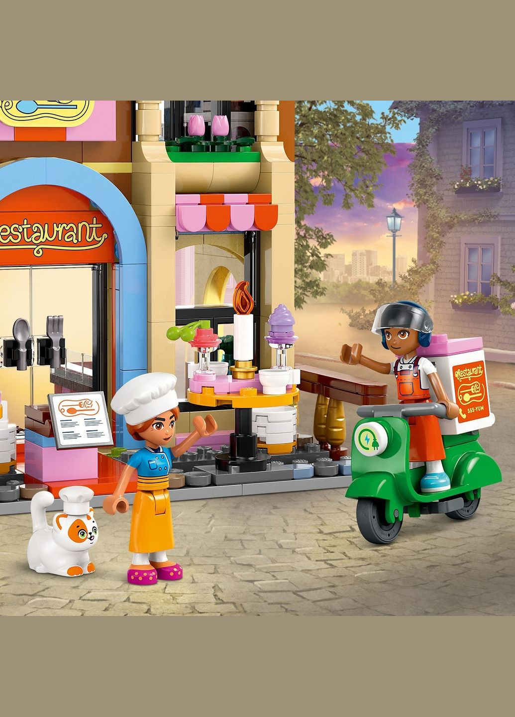 Конструктор Friends Ресторан та кулінарна школа, 896 деталей () Lego 42655 (328397988)