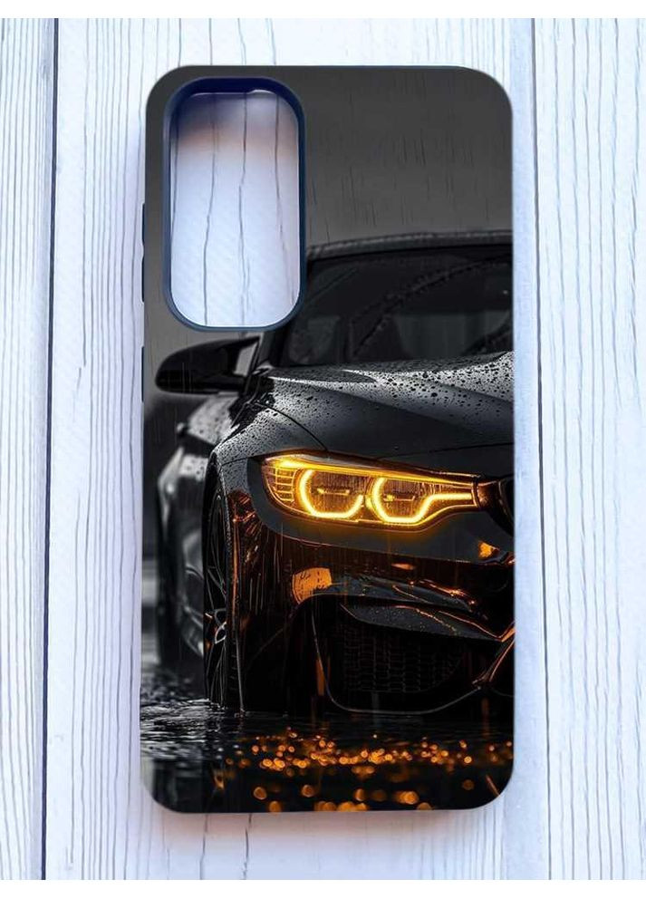 Матовий чорний чохол на Samsung Galaxy S24 Авто (принт 400) Creative (355387386)