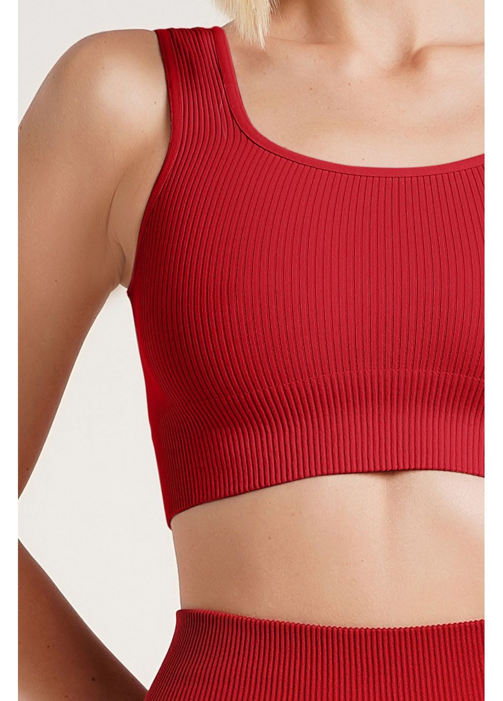 Топ на широких бретелях в рубчик Top Rib Giulia (356567151)