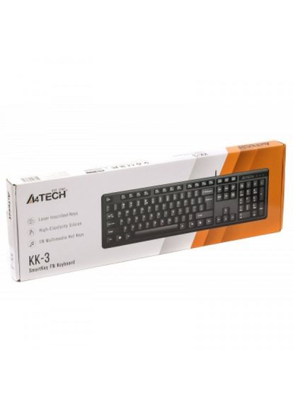 Клавіатура KK3 USB Black A4Tech kk-3 usb black (275092322)