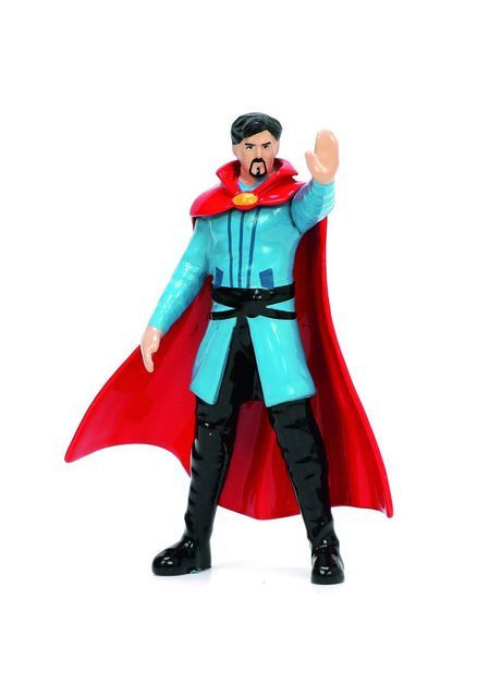 Машина металлическая Марвел Шевроле Корвет с фигуркой Доктора Стренджа, 1:24, голубой () Jada 253225024 (362184572)