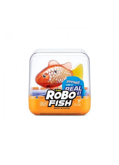 Интерактивная игрушка Robo Alive S3 Роборыбка (золотистая) Pets & Robo Alive (290110773)