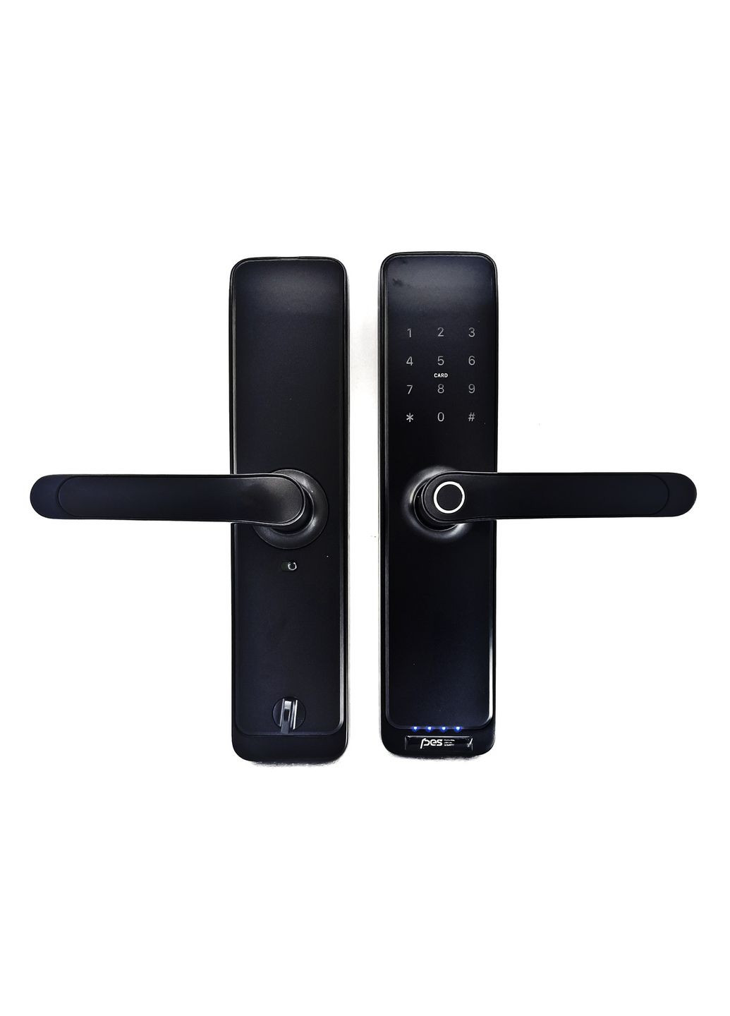 Біометричний розумний замок для дверей Husky Bluetooth Black PES (347324731)