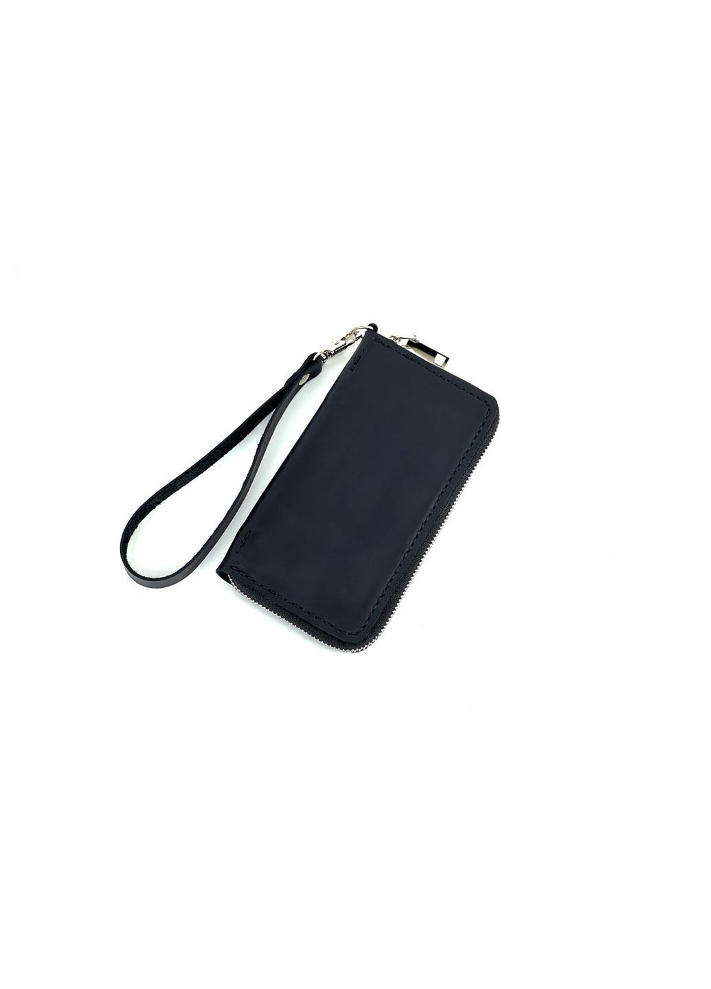 Шкіряний чохол на блискавці для телефону 170х85х15 мм/ Чохол для телефону з ремінцем на руку/ Футляр для смартфона Handmade (367280915)