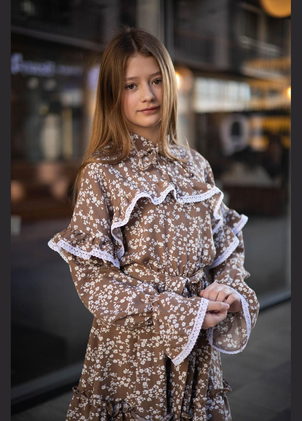 Коричнева сукня підліткова IRmAS (324621050)