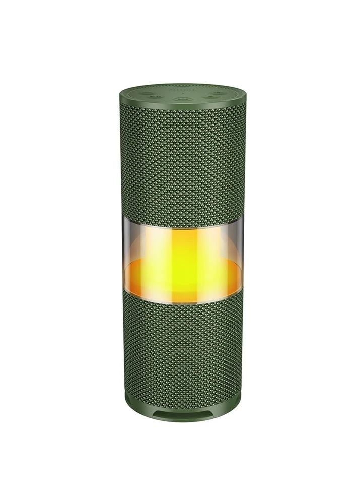 Портативна bluetooth колонка HC29 з LED підсвічуванням army зелений Hoco (389484198)