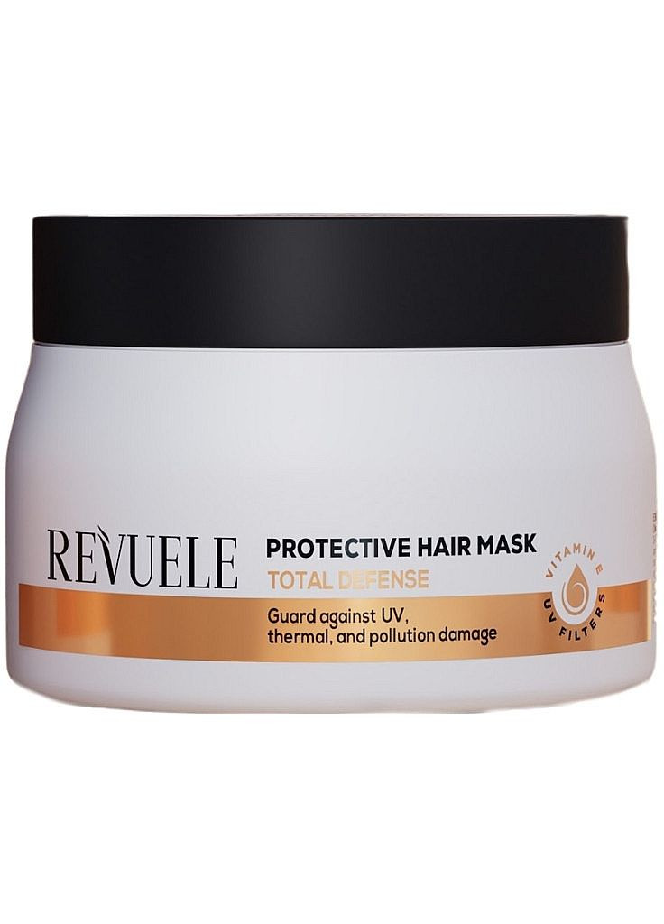Маска для захисту волосся "Тотальний захист" Total Defense Protective Hair Mask 400ml (1370588-16254220) REVUELE (368662417)