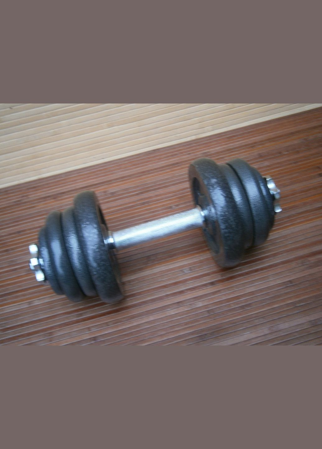 Гантель 1 шт/12,5 кг разборная стальная Sport Lux 12,5 кг/33 см/25 мм No Brand (331157849)