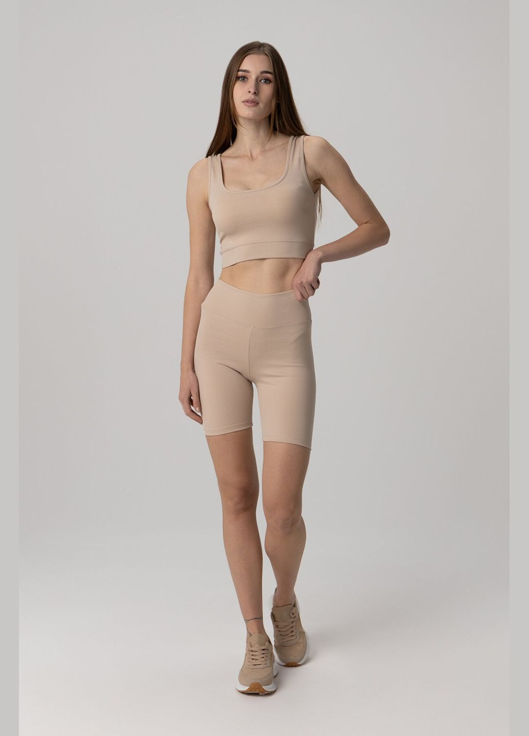 Шорти фітнес однотонні жіночі A-2002 (2000990152558A) shop (2000990152558) Cotton Angel (266343243)