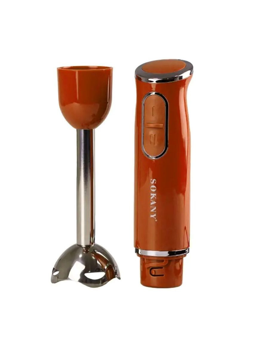 Ручний блендер SKDD1722 занурювальний 300 Вт Помаранчевий Sokany (370974608)