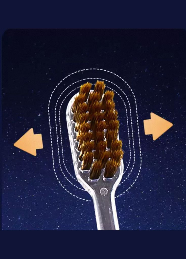 Зубна щітка складана портативна для подорожей у дорогу, подарункова в коробці біла No Brand (339111061)