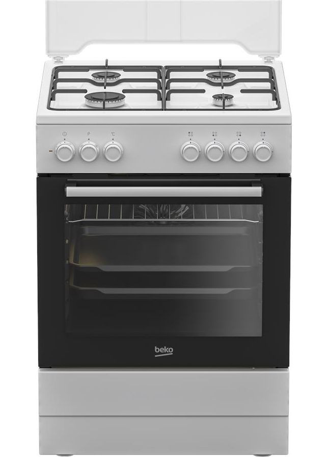 плита fbm62120wd комбинированная, 66л, 60x60см, конвекция, BEKO