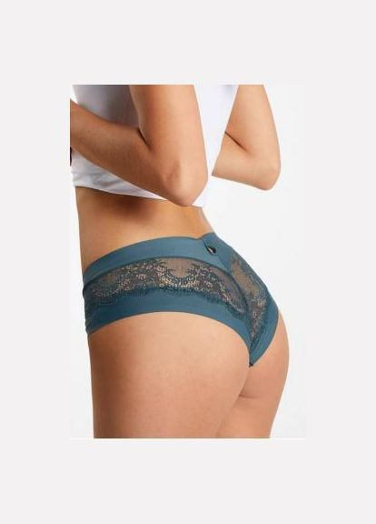 Женские бесшовные трусики kiss szmaragd с кружевом джулимекс кисс размер S. 44d Julimex (324833294)