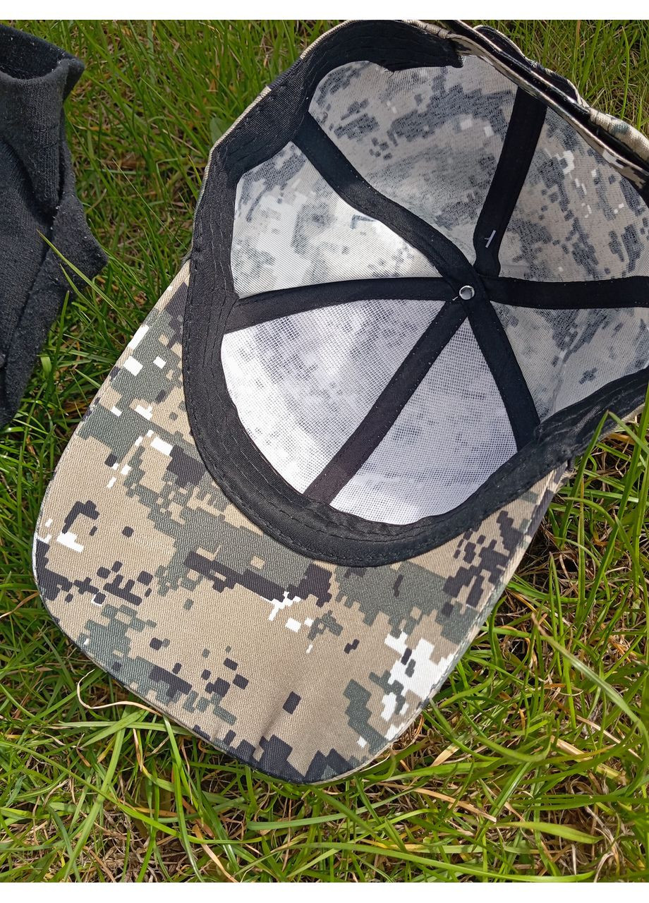 Камуфляжная бейсболка, рыбацкая и туристическая кепка в цвете пиксель. HGlass (366547146)