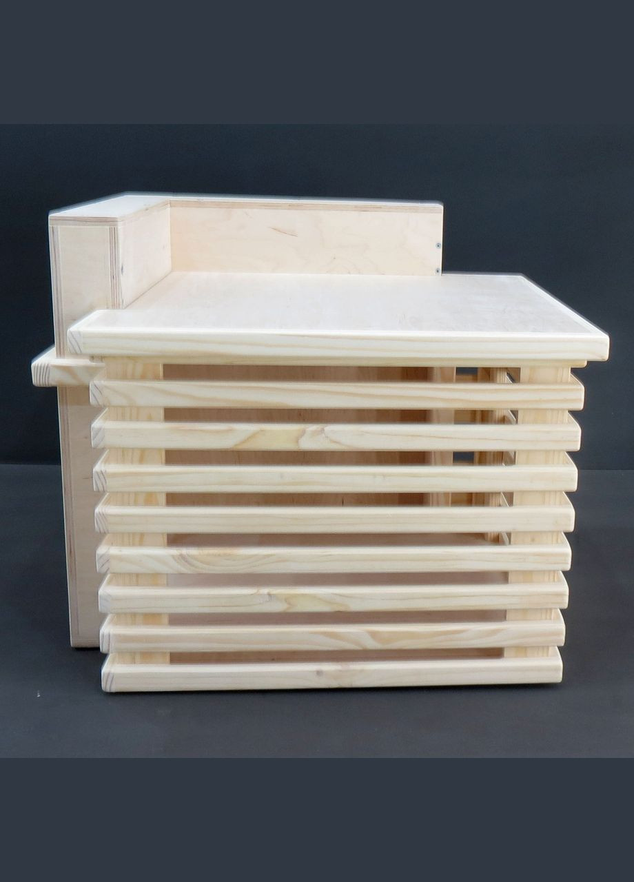 Будиночок для кішки з дерева Шварц бланже (ДДК-002001) No Brand (328453093)