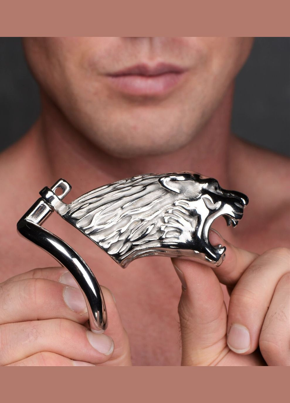 Клетка для члена Tiger King Cock Cage With Lock Master Series (296627468)