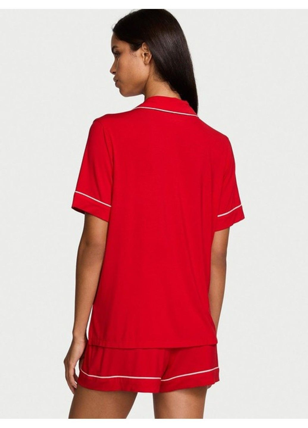 Красная всесезон пижама модал modal soft short pajama set Victoria's Secret