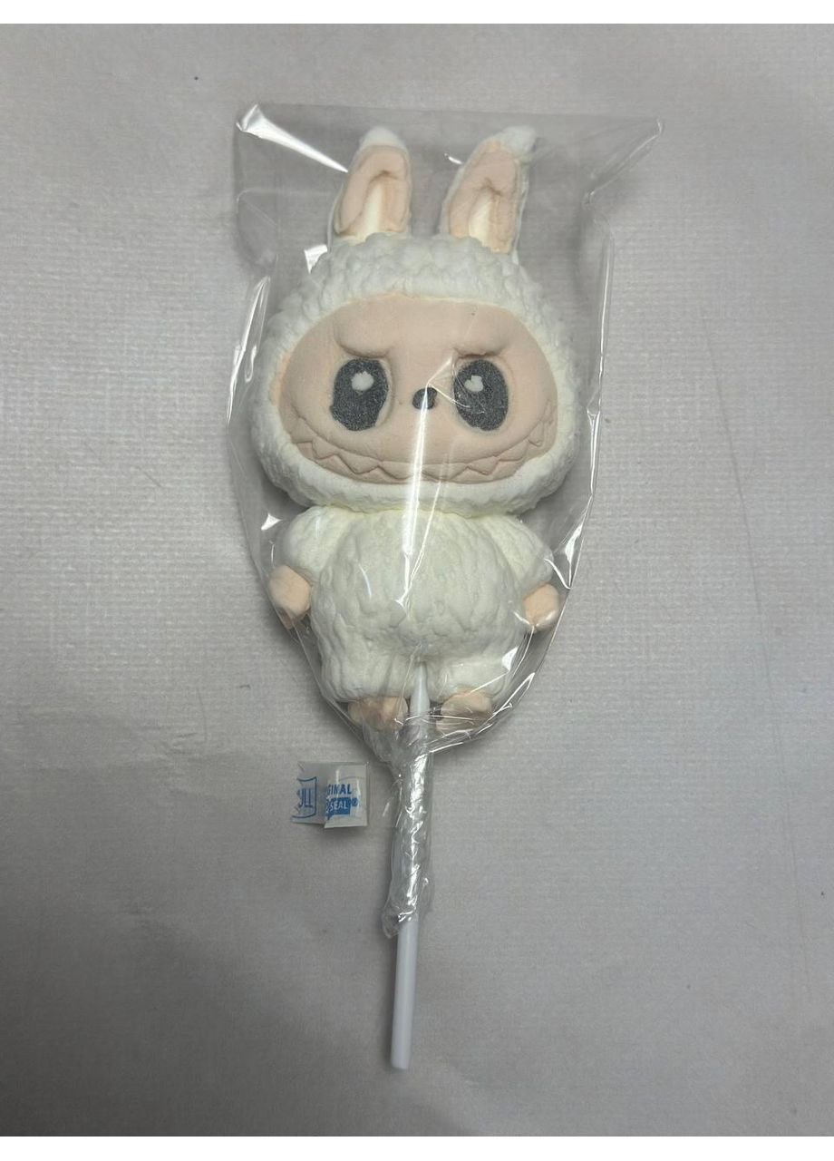 Маршмеллоу Лабубу білий 40 г No Brand (369622499)