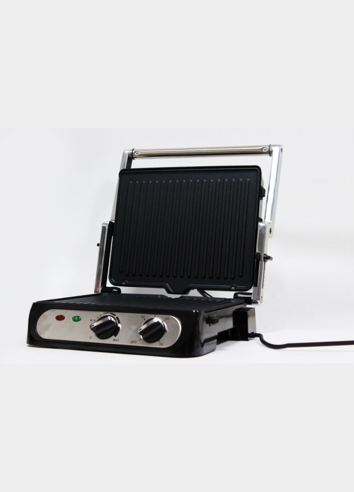 Прижимной электрический гриль Cb-1042 2000W электрогриль для дома контактный Crownberg (297332047)