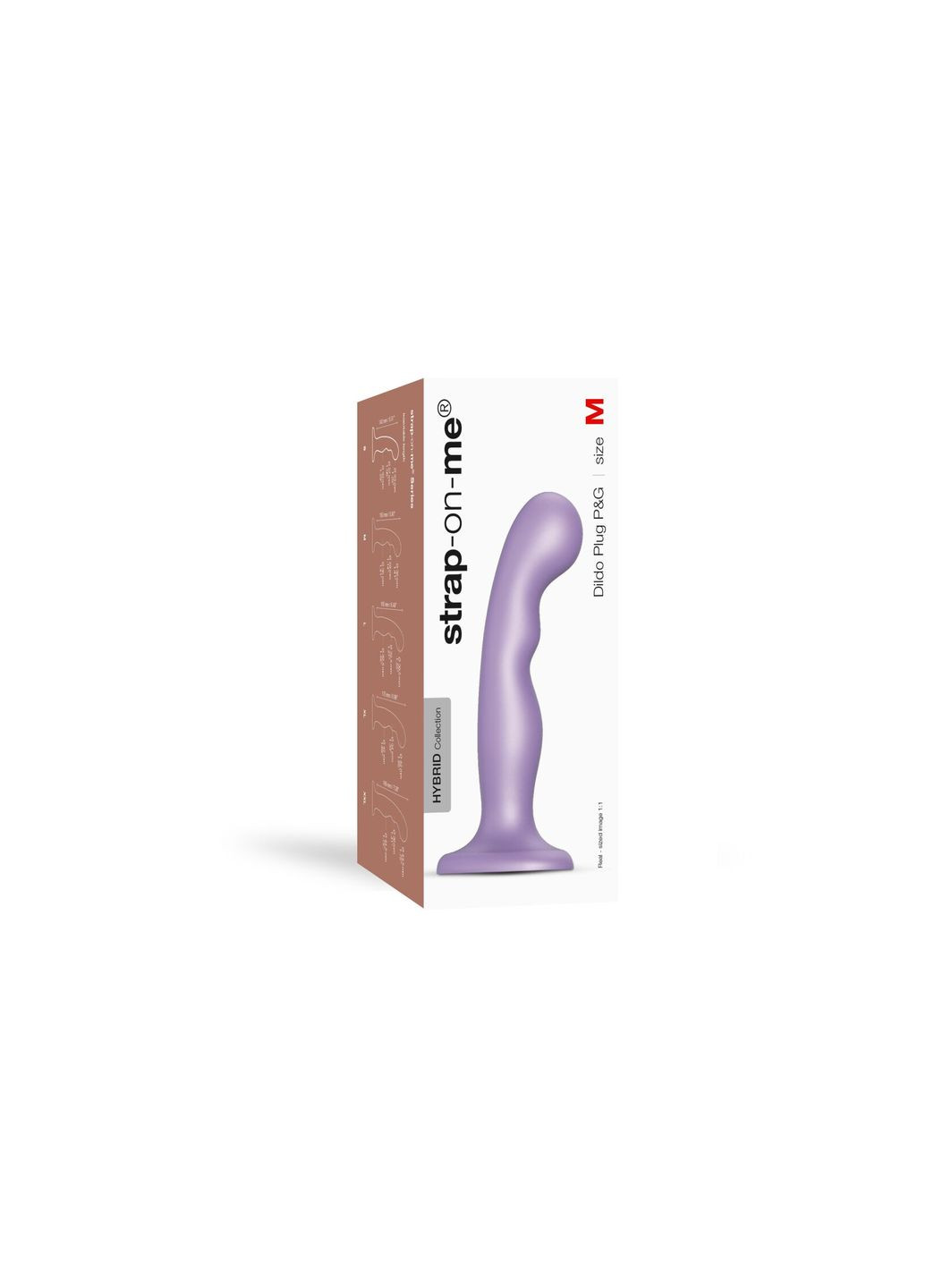 Насадка для страпона DILDO PLUG P&G LILAS METALLIC – M Strap-On-Me (297587166)