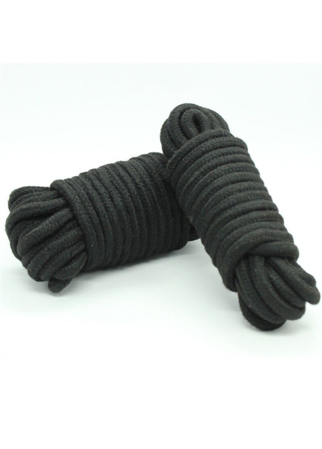 БДСМ-мотузка для зв'язування та бондажу чорного кольору 10 метрів We Love (284279613)