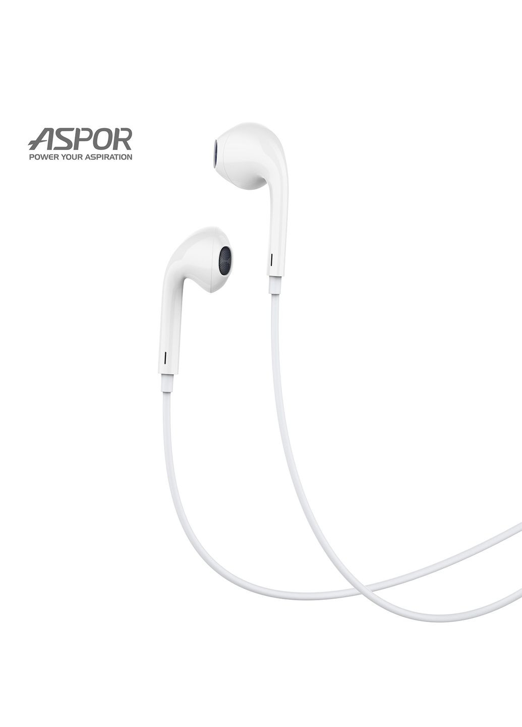 Наушники с микрофоном A212 - белый Aspor (367602850)