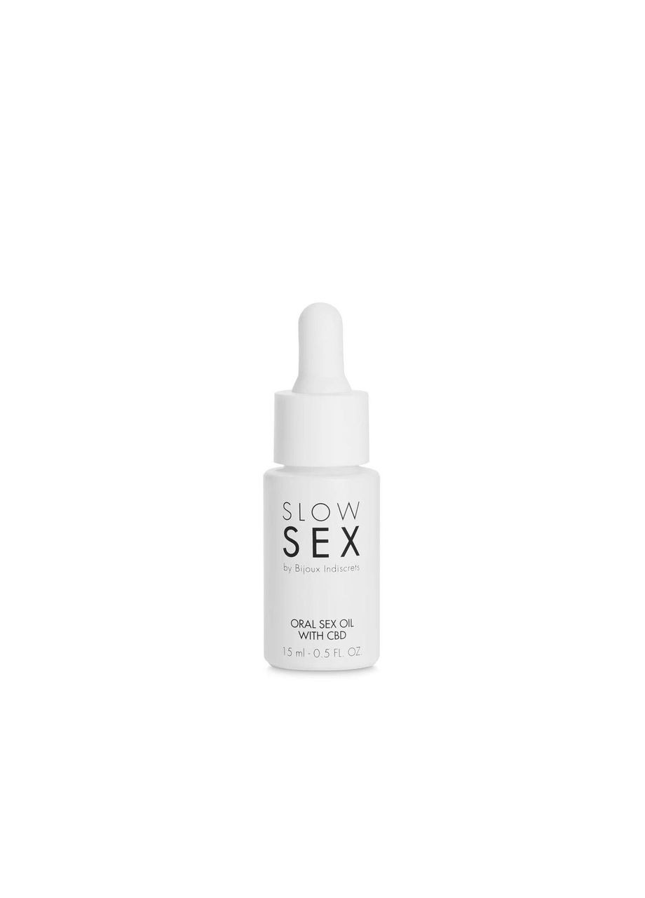 Масло для орального секса Slow Sex Oral Sex Oil CBD (15 мл) Bijoux Indiscrets (367723552)