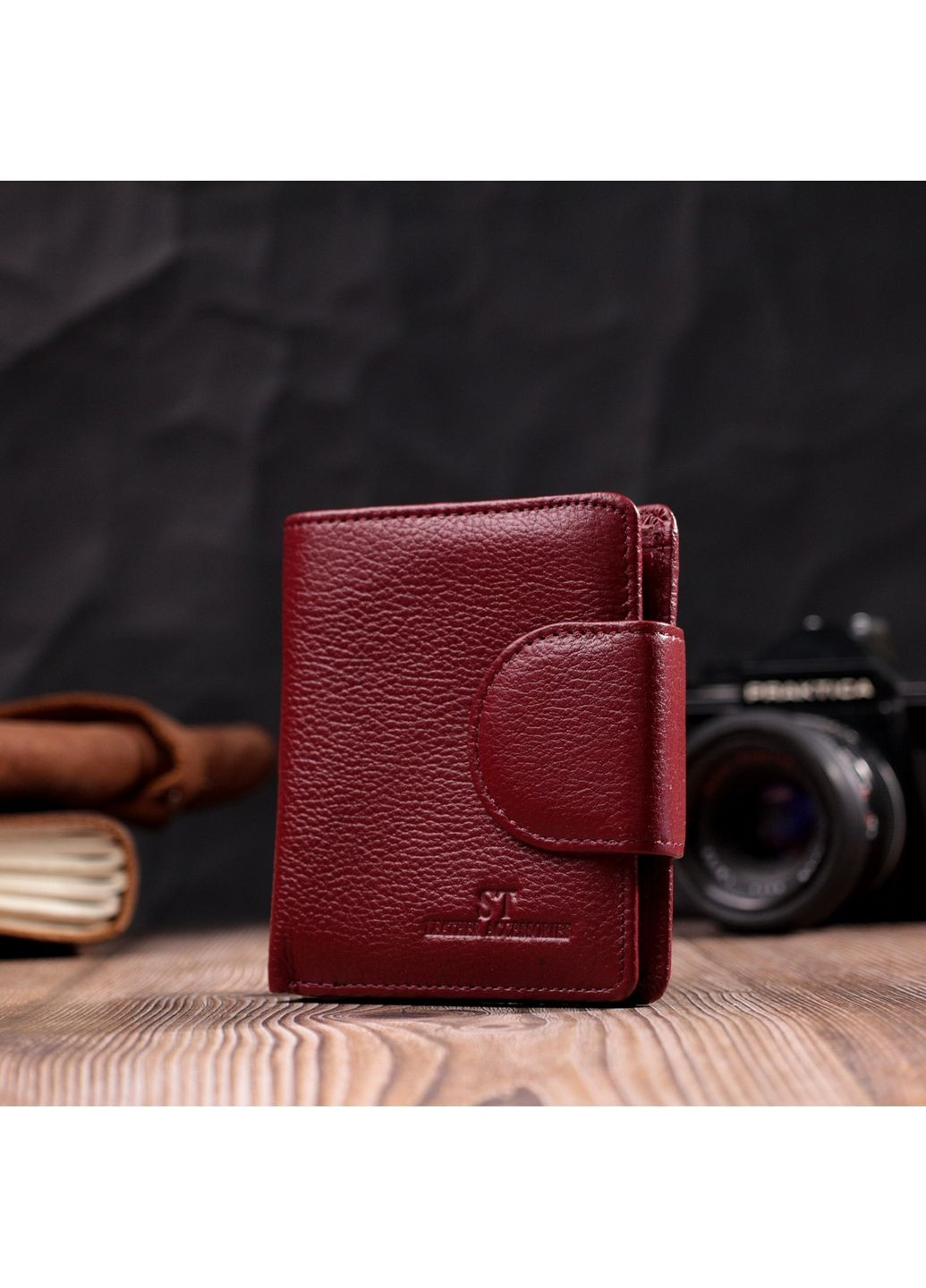 Женский кожаный кошелек 9,5х11,2х1,5 см st leather (288048297)