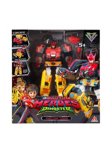 Игровой набор с роботом-трансформером Dinoster – Раптор Трон EU580801 Alpha Group (344449638)