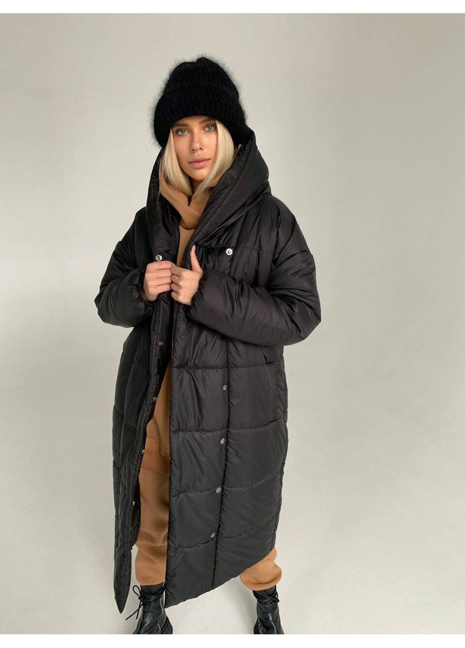 Черная куртка зефир цвет черный milirud