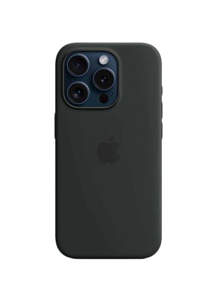 Чехол для iPhone 15 Pro Silicone Case with MagSafe Black (MT1A3ZM/A) Apple (316696752)