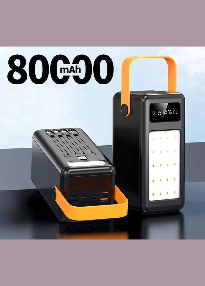 Зовнішній акумулятор Power Bank 80000mAh (50230304) Bilintong (300854106)