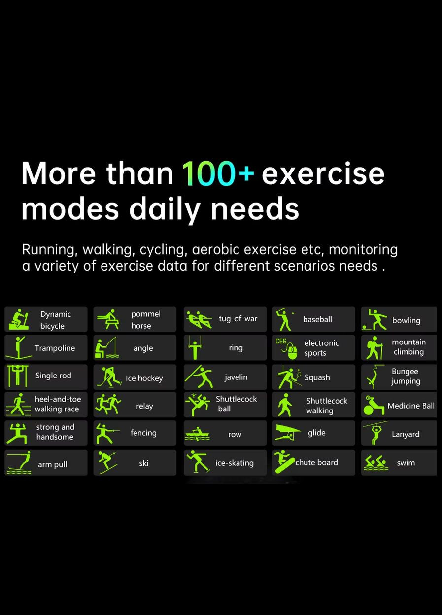 Смарт-годинник 3 в 1 T93, Black 1,96” IPS-екран з підтримкою Bluetooth-гарнітури VHG (360771977)