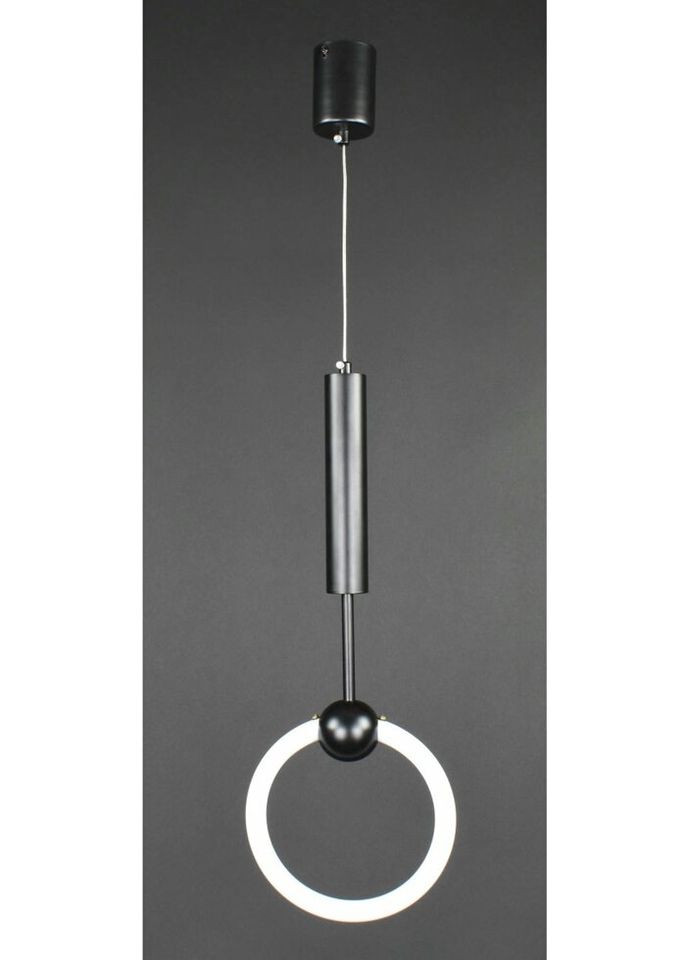 Люстра светодиодная подвесная LED светильник для квартиры на потолок лэд 27859 Черный 65-150х6х20 см. Sunnysky (324396576)