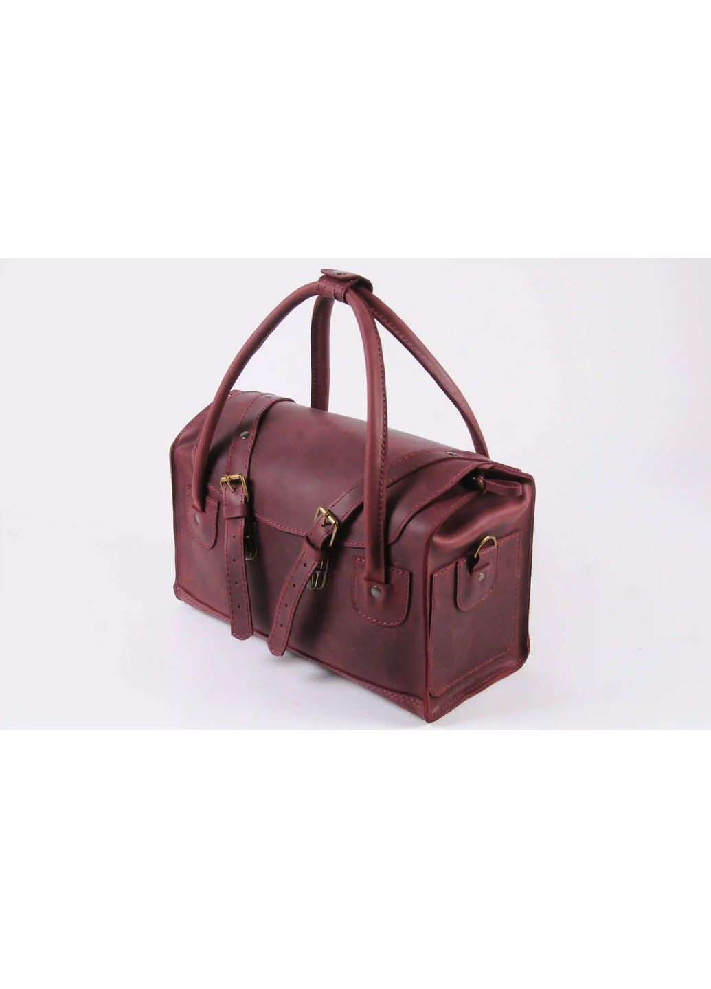 Сумка-саквояж ручної роботи з високоякісної натуральної шкіри "крейзі хорс" Helen Саквояж (370785208)