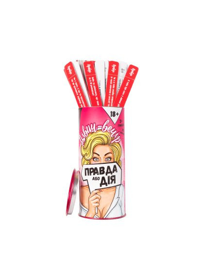 Настільна гра 18+ Правда або Дія: Дівич-вечір, українська (FGS20) Fun Games Shop Правда або Дія Дівич-вечір, українська (370018968)