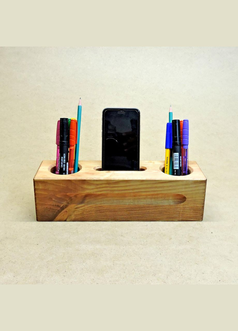 Настільний органайзер з дерева Джакобі шафран (КНЦ-000506) No Brand (328227019)