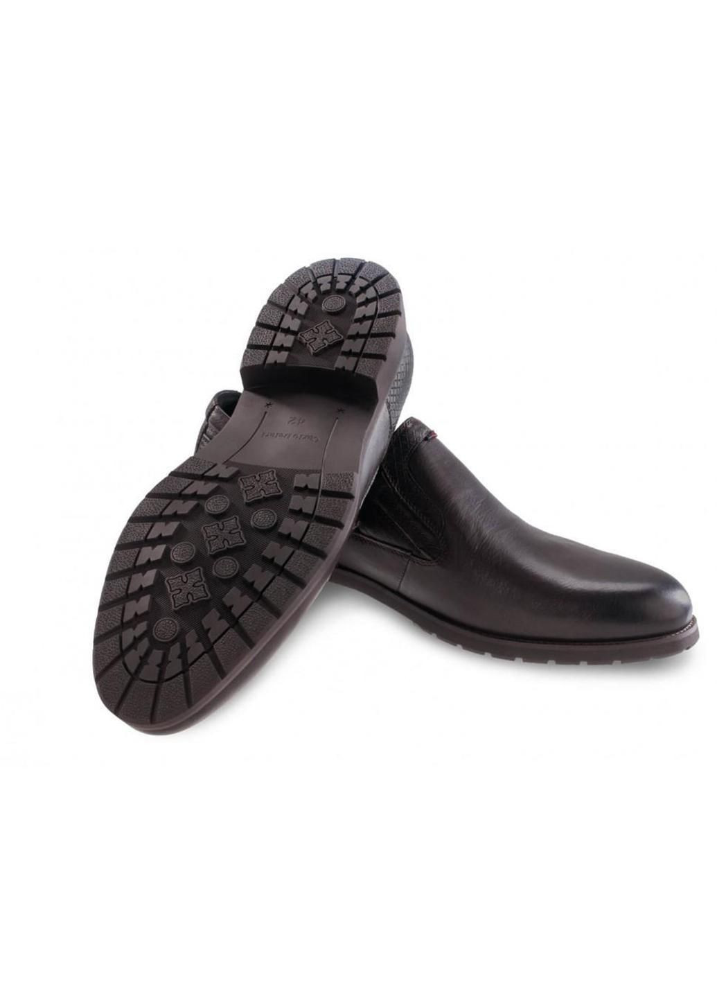 Темно-коричневые туфли 7193046 цвет тёмно-коричневый Carlo Delari