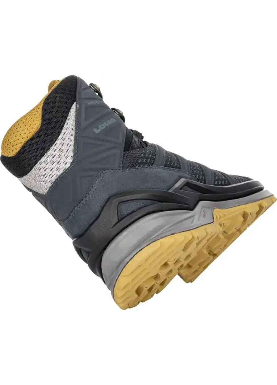 Ботинки из Gore-Tex Innox Pro GTX MID Steel Blue-Mustard Lowa (316254321)