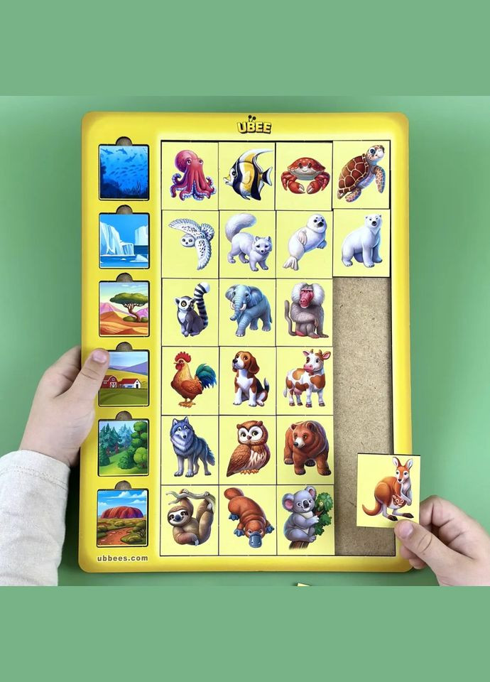 Деревянный детский сортер "Ассоциации животные" (ПСД300) PSD300 Ubumblebees (343964888)