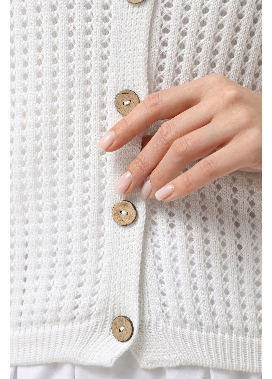 Белоснежный лето кардиган Sewel