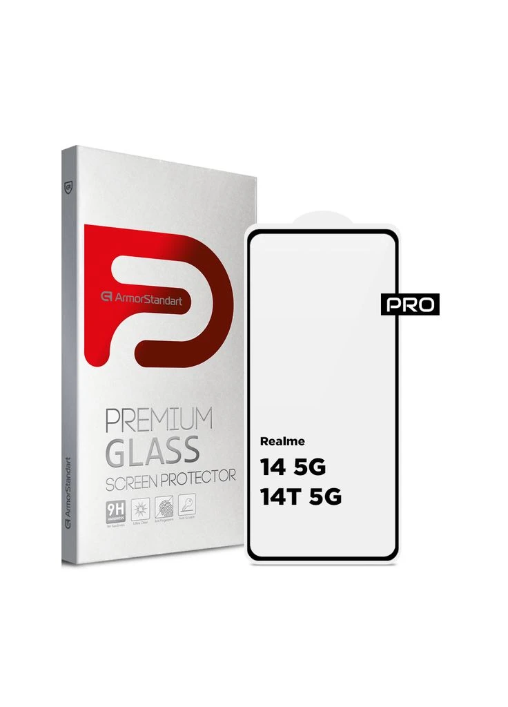 Стекло защитное Pro Realme 14 5G / 14T 5G Black (ARM83563) ArmorStandart (382073001)