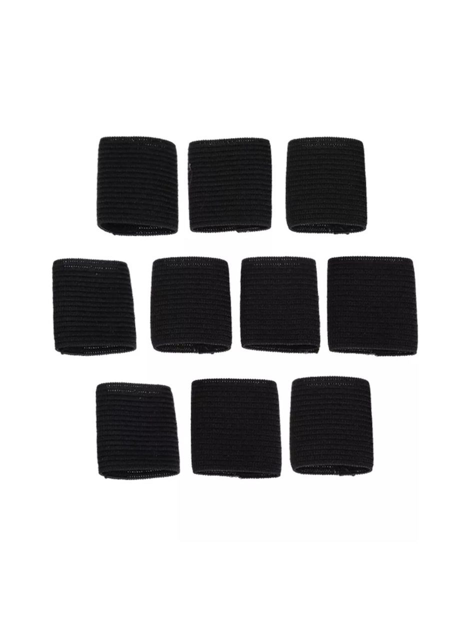 Компрессионная защитная повязка для пальцев Sport Heavy черная для баскетбола (10 шт) AOLIKES (366666498)