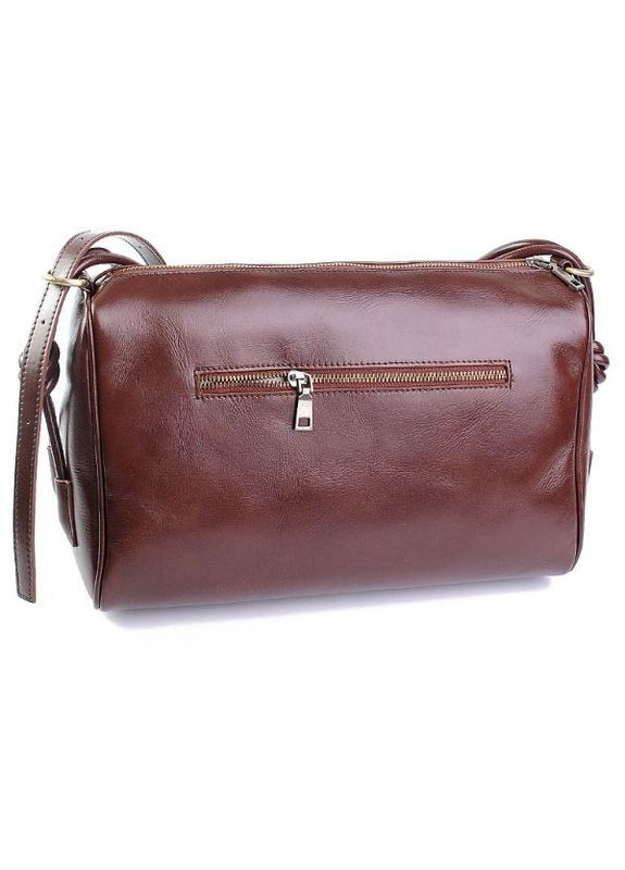 Сумка кожаная женская кросс-боди из натуральной кожи функциональная коричневый NIUNIU (322573997)