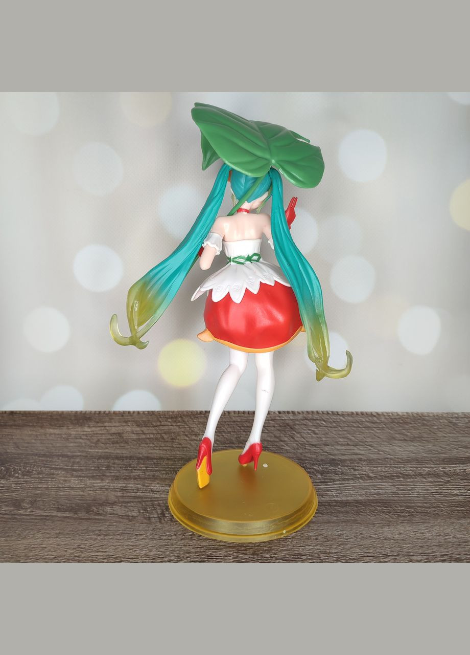 Фигурка - статуэтка на подставке "Мику Хацунэ. Дюймовочка. Miku. Thumbelina. Вокалоид" SureGeek (325691424)