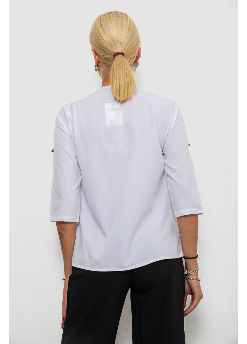 Белая блуза однотонная Sport Line