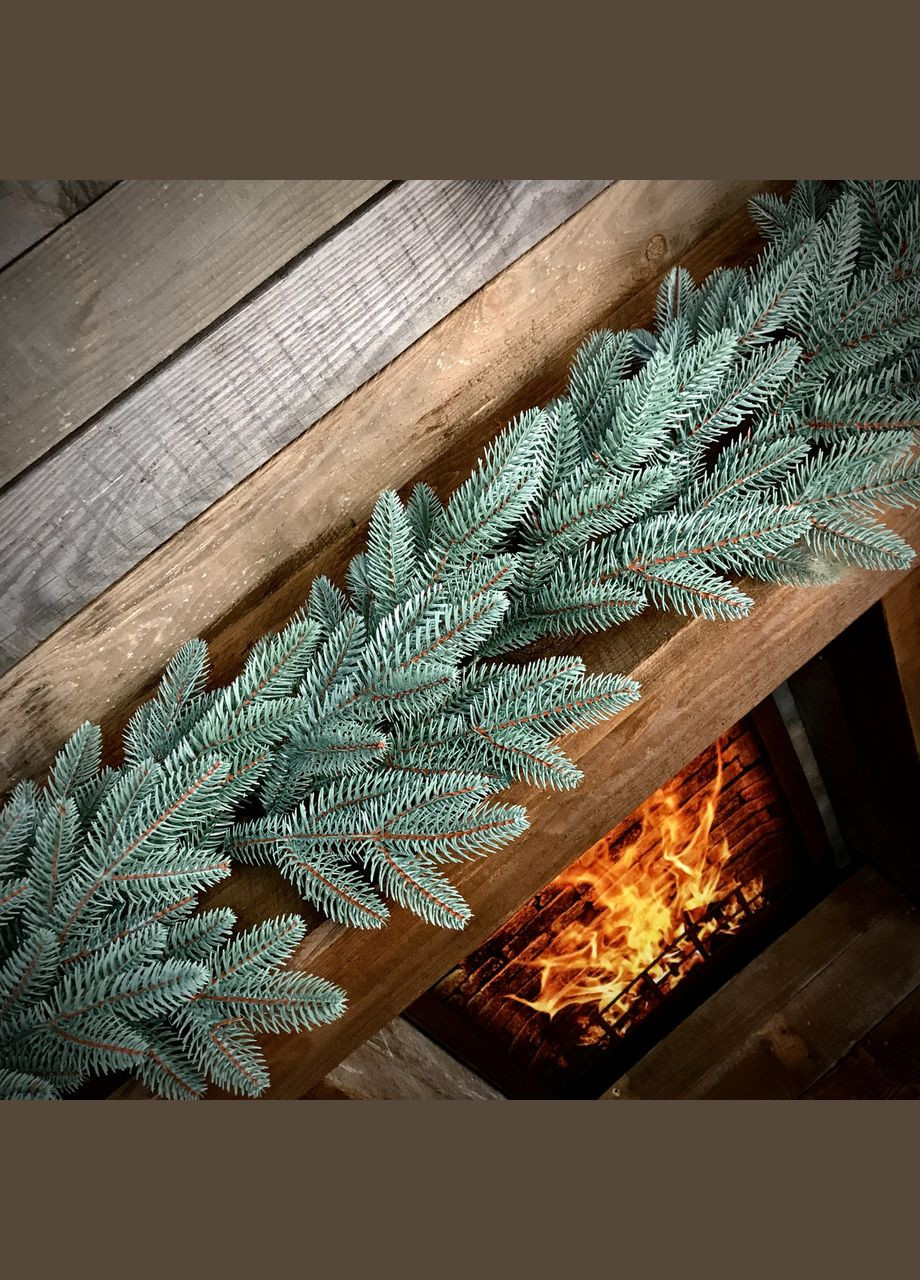 Гірлянда хвойна лита Classic 2 м блакитна HVOYA (328606519)